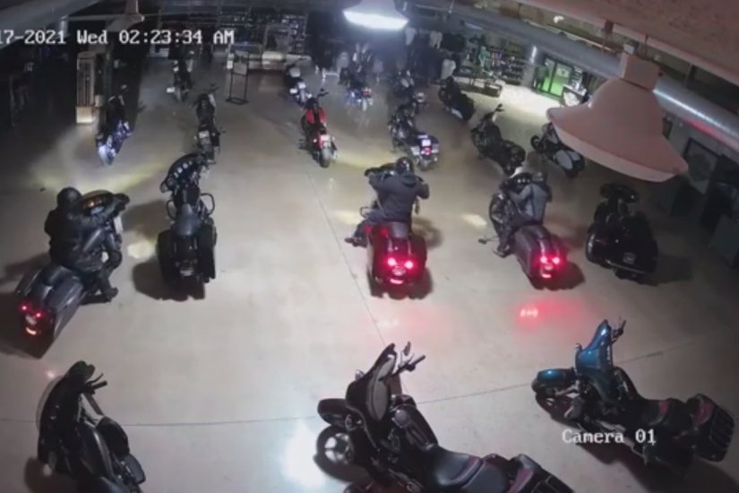 Indiana Harley-Davidson store broken into; four bikes stolen